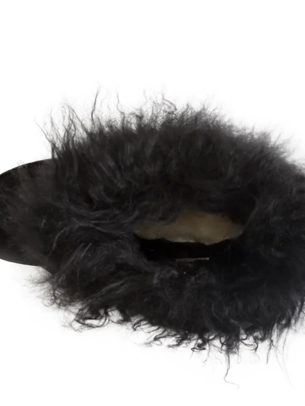 LN UGG Lida Black Shearling Winter Boots Sz 9